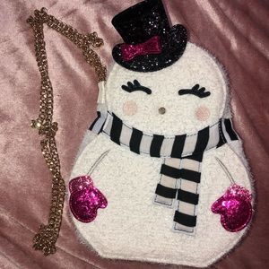Betsey Johnson Snowman purse